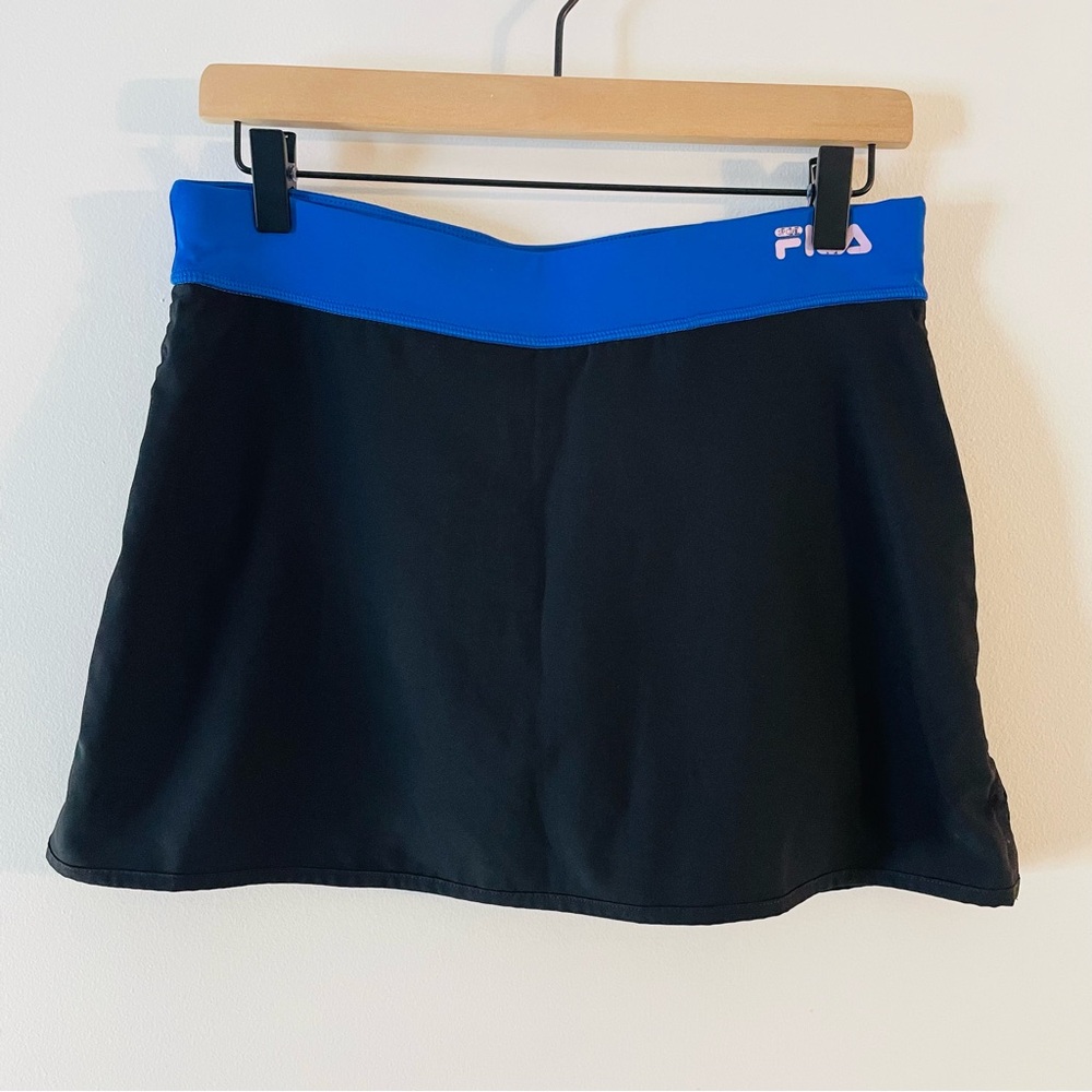 FILA Active Skort Black Blue Small